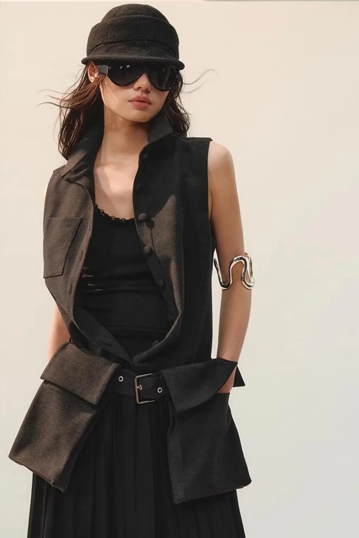 Ink Tone Rhythm Dress