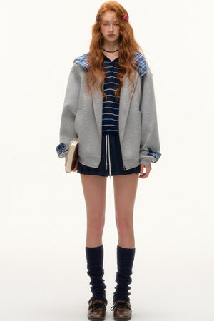 Inner Jean Contrast Jacket Set-Up
