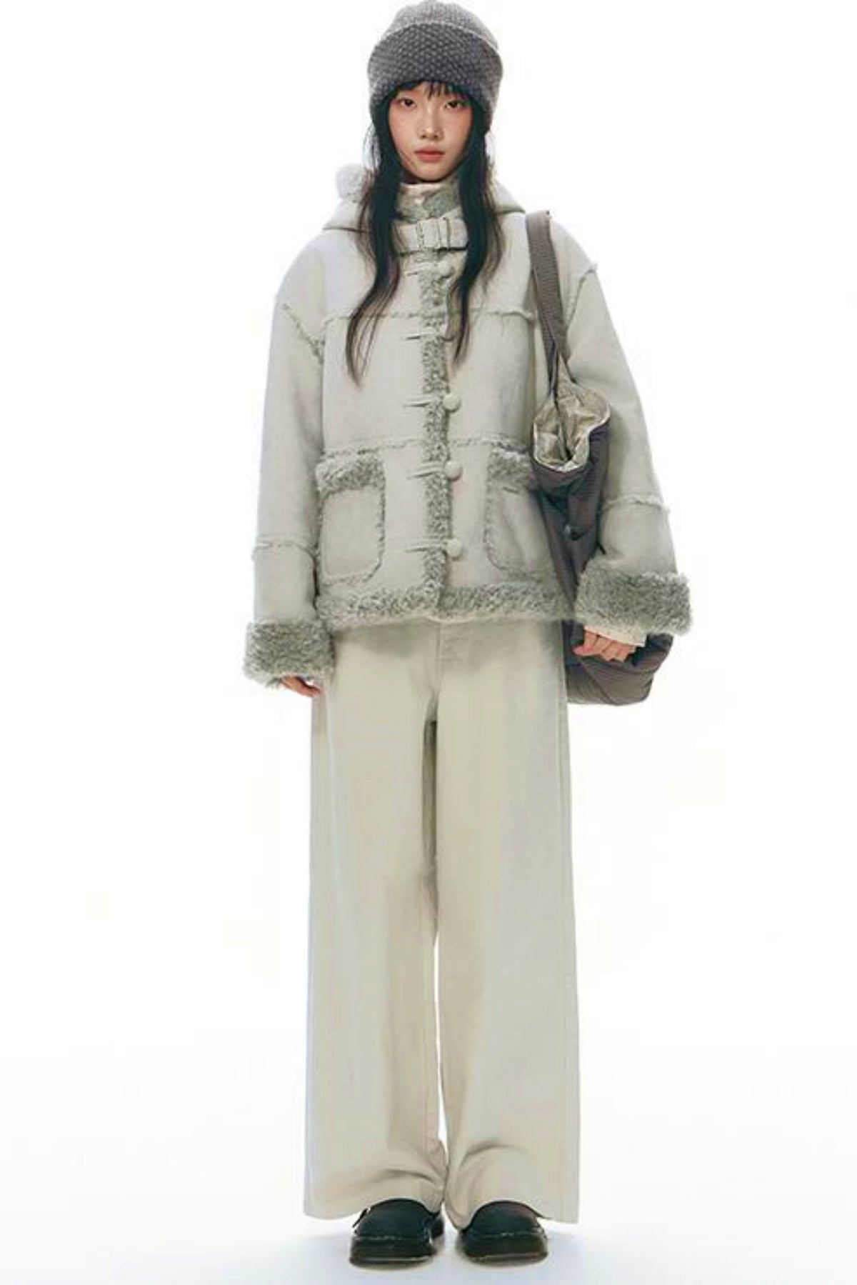 Integrated Hooded Short Coat
