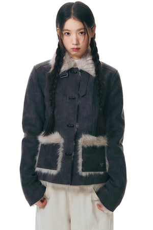 Integrated Lapel Winter Cotton Jacket