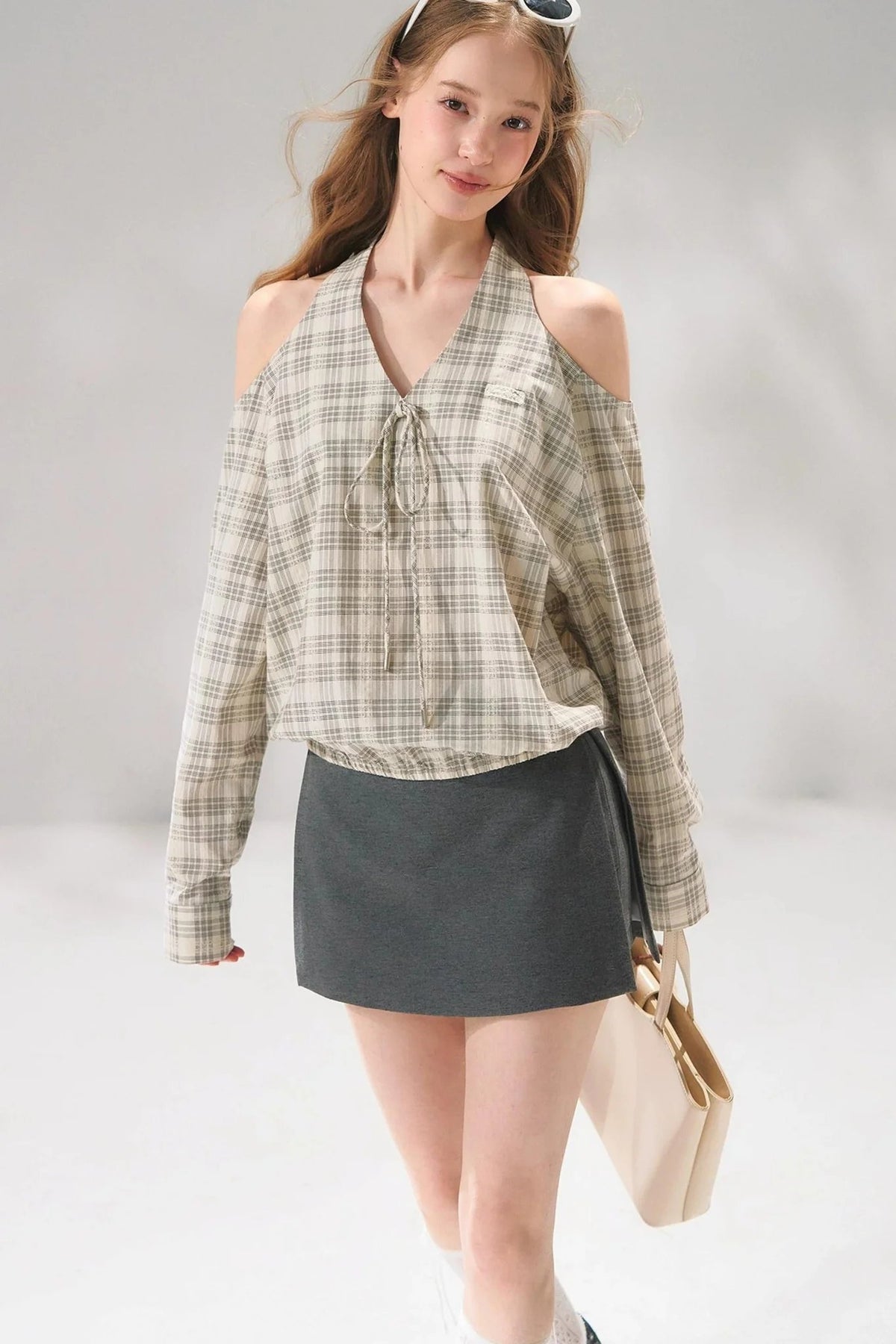 Intellectual Side-Slit Skirt