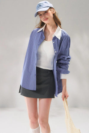 Intellectual Side-Slit Skirt