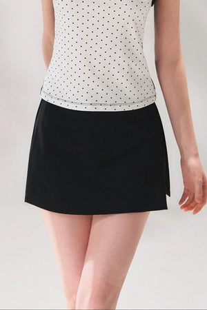 Intellectual Side-Slit Skirt