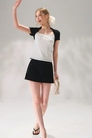 Intellectual Side-Slit Skirt