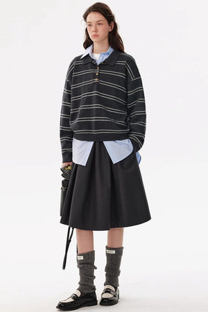 Intellectual Striped Knit Shirt