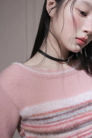 Iridescent Gradient Knit Dress