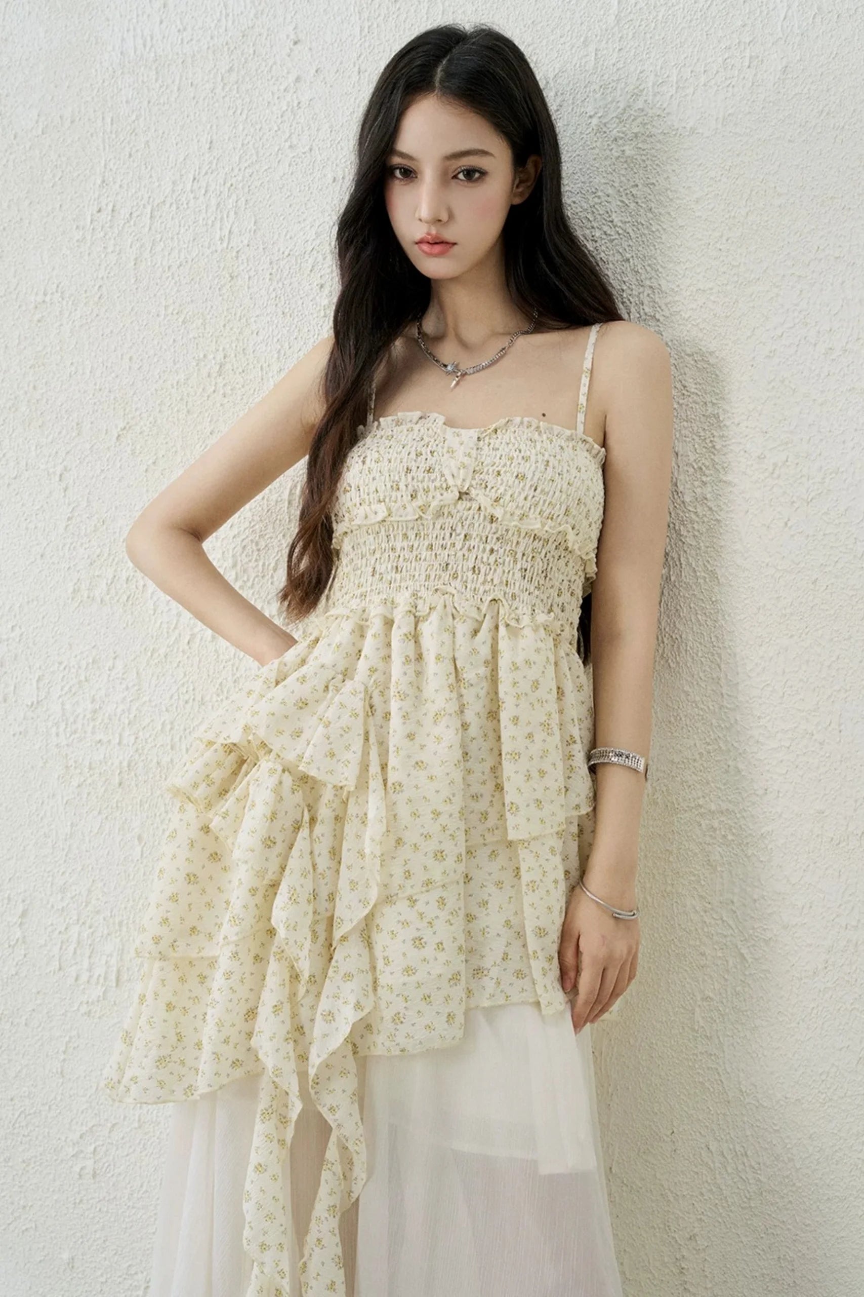 Irregular Floral Camisole