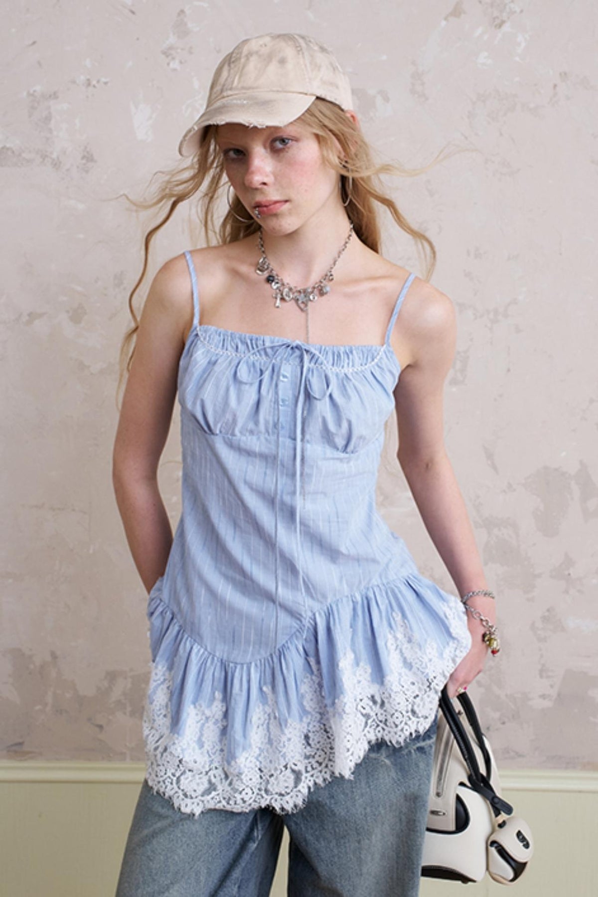Irregular Lace Camisole
