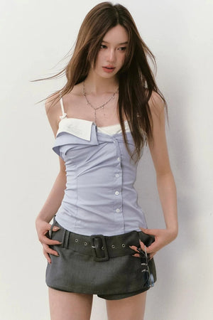 Irregular Layers Tube Top
