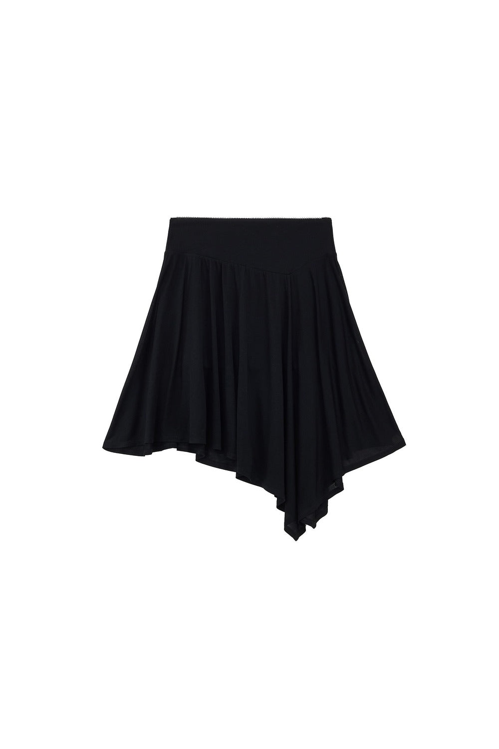 Irregular Mesh Midi Skirt