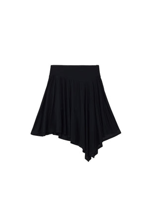 Irregular Mesh Midi Skirt