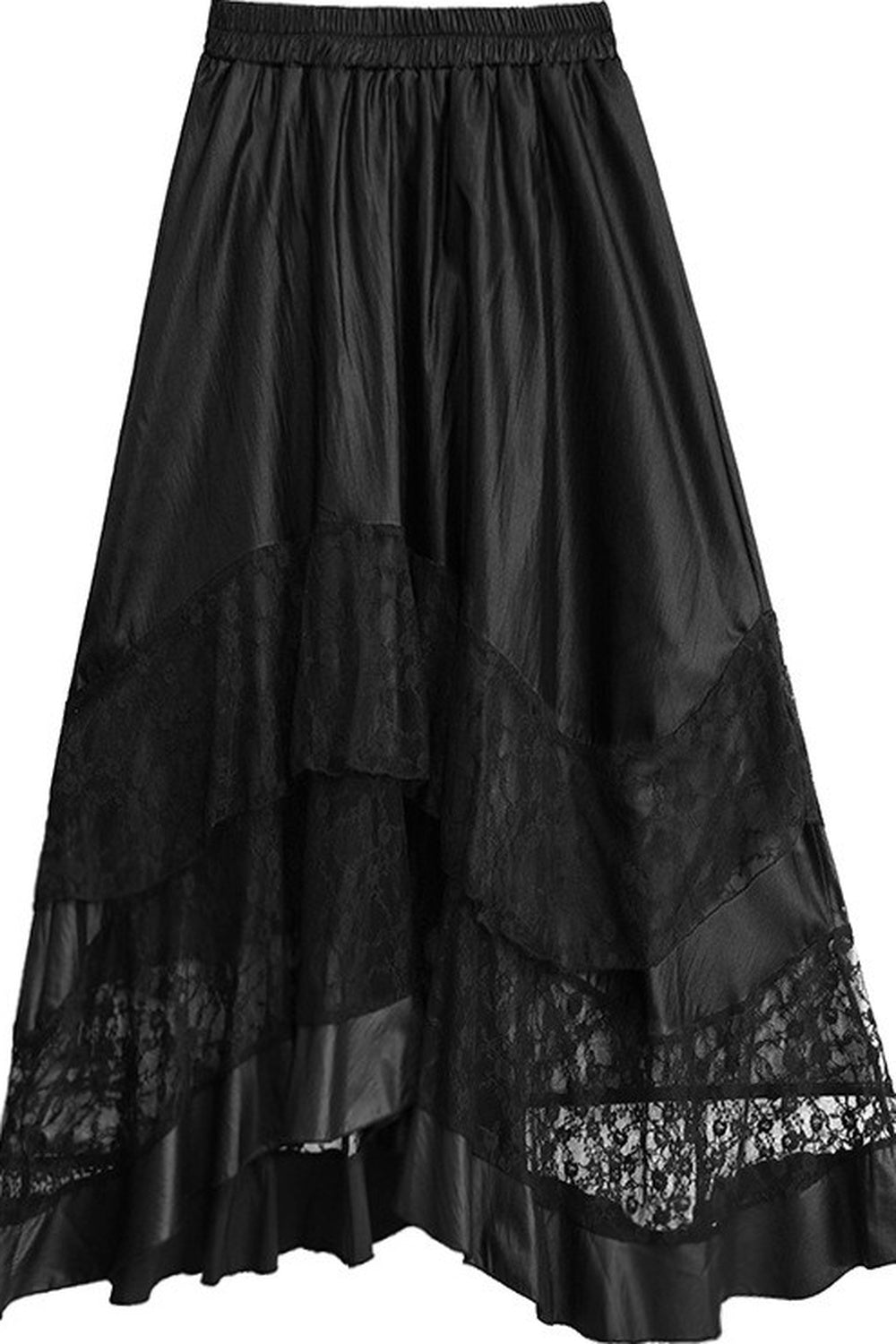 Irregular Off-Shoulder Black Dress