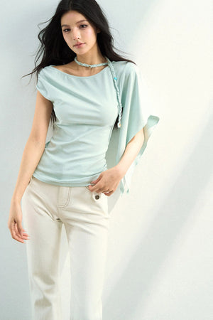 Irregular Off-Shoulder Top