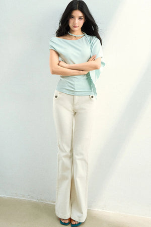 Irregular Off-Shoulder Top