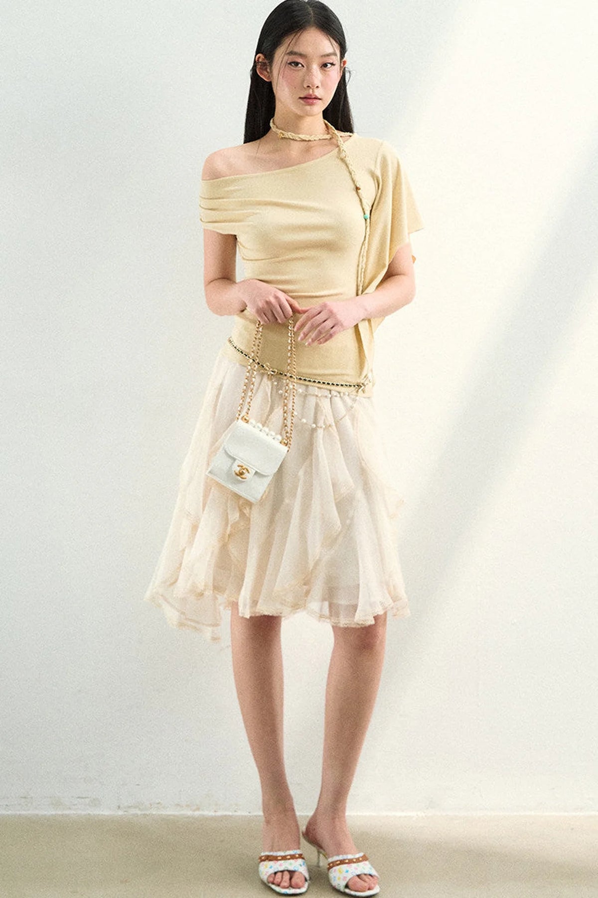 Irregular Off-Shoulder Top