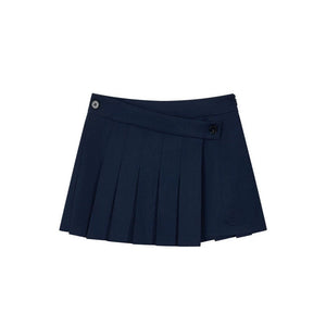Irregular Pleated A-Line Skirt