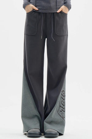 Irregular Skirt Casual Trousers Set-Up