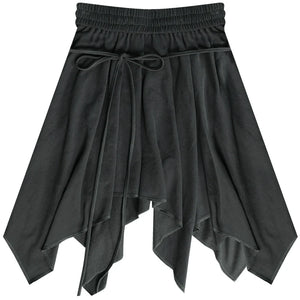 Irregular Skirt Casual Trousers Set-Up