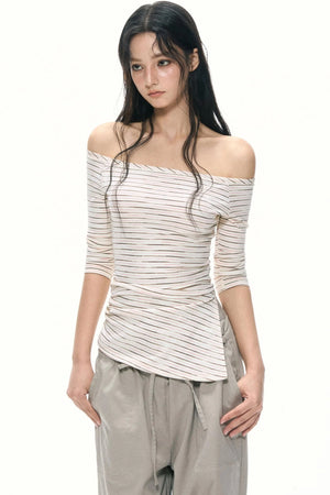Irregular Stripe Top