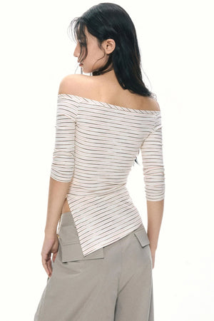 Irregular Stripe Top