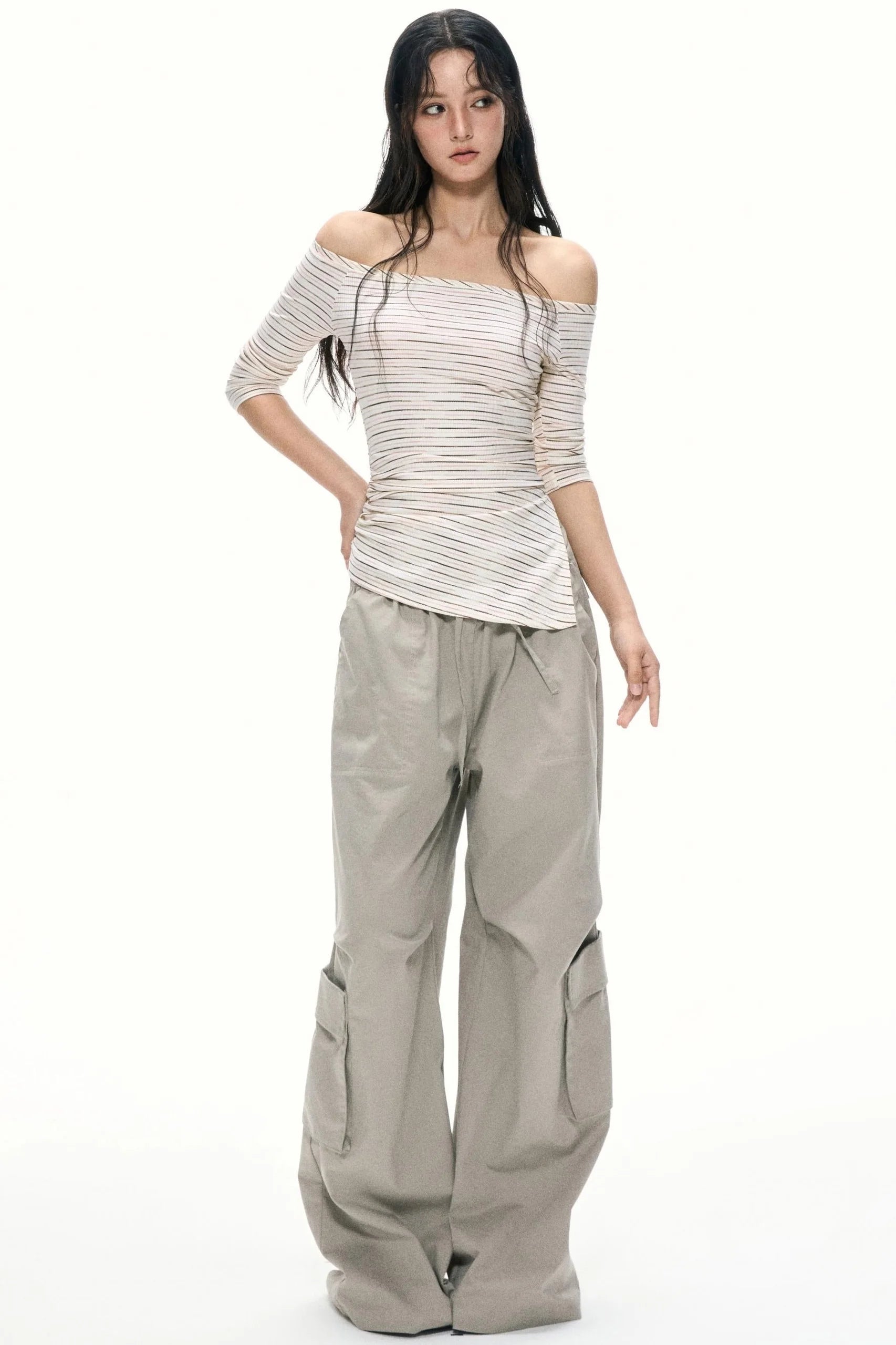 Irregular Stripe Top