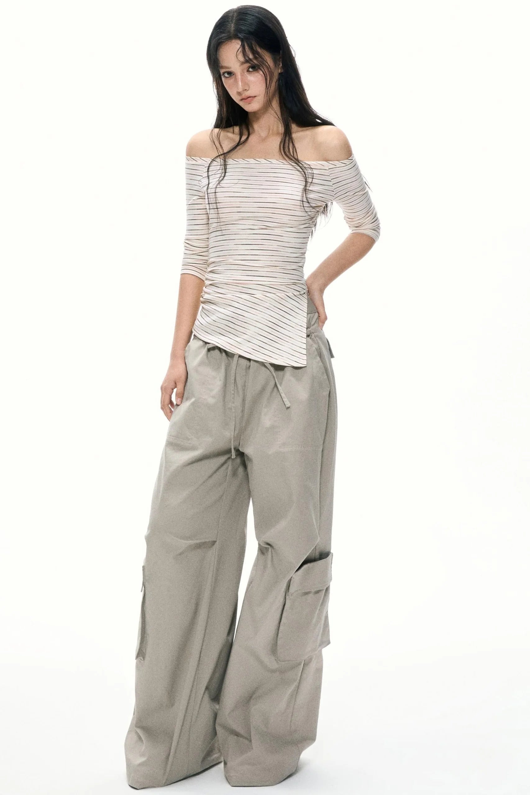Irregular Stripe Top