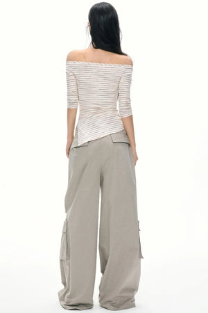 Irregular Stripe Top