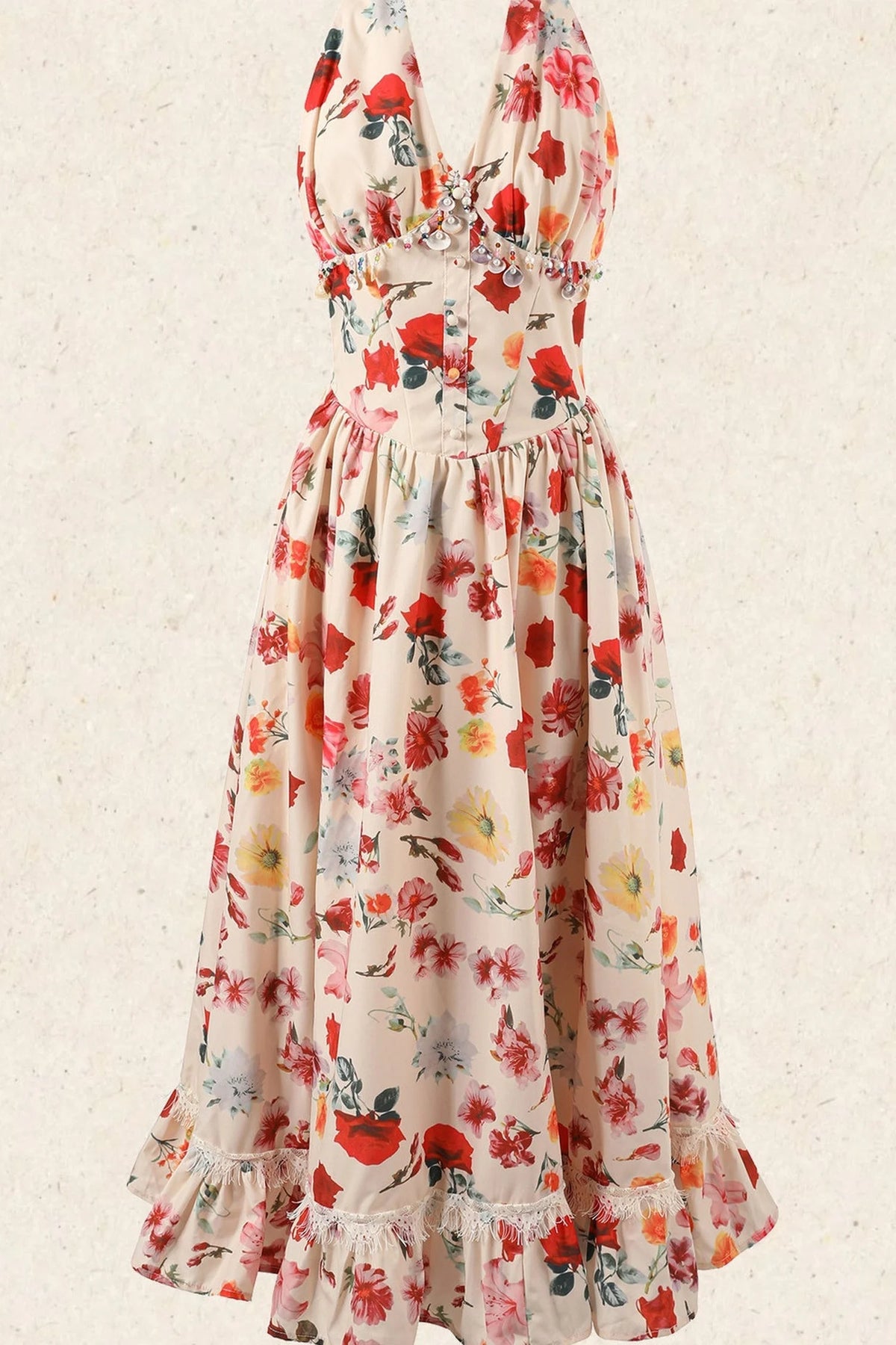 Island Blossoms Lace Dress
