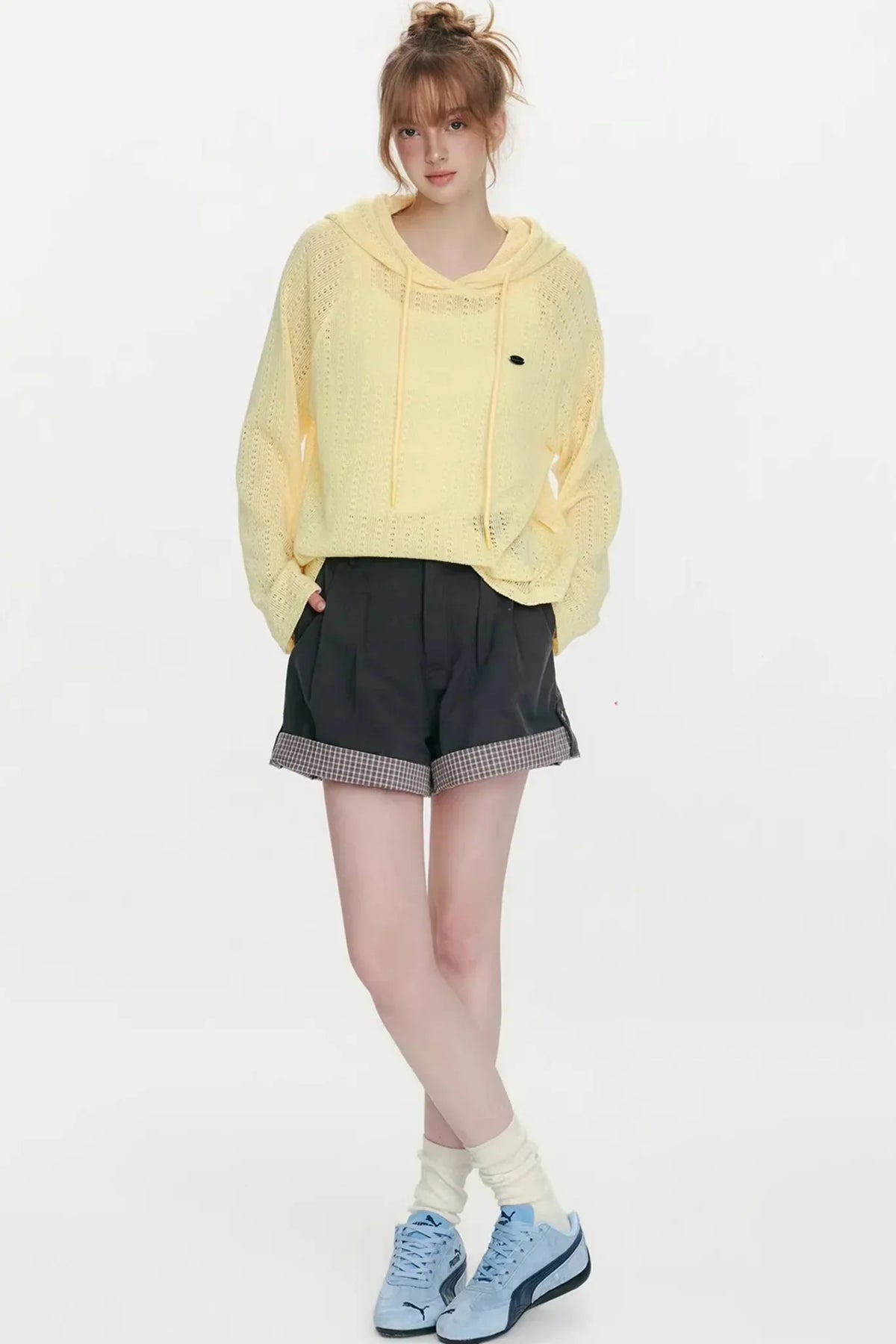 Island Glow Hooded Knit Top