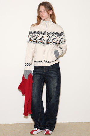 Isle Apricot Wool Sweater