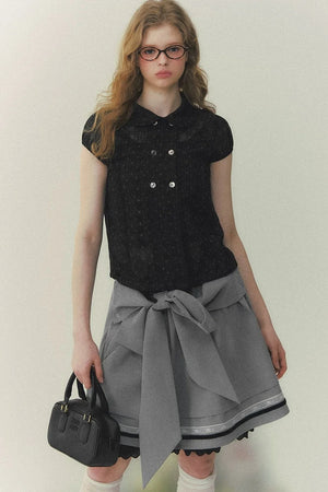 Ivory Doll Collar Blouse