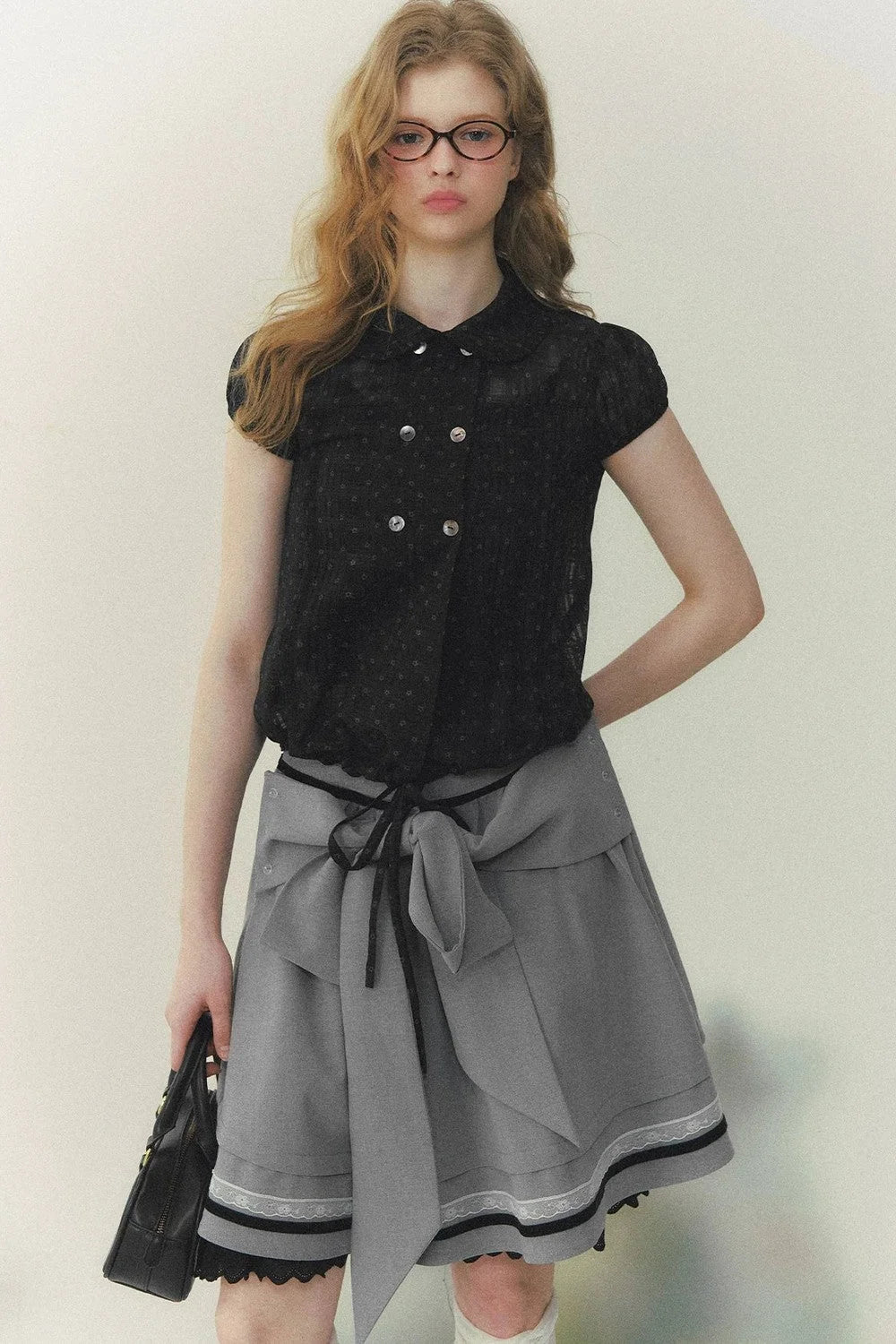 Ivory Doll Collar Blouse