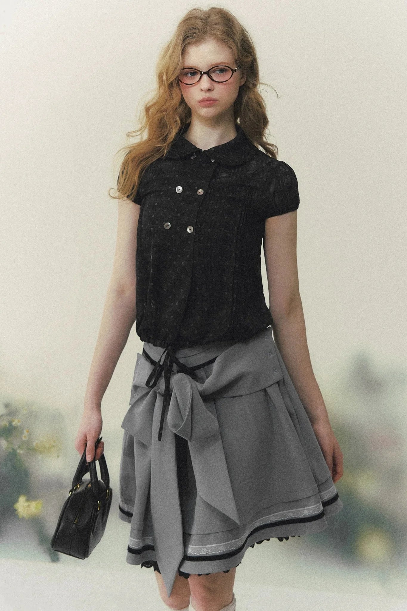 Ivory Doll Collar Blouse