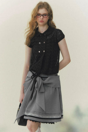 Ivory Doll Collar Blouse