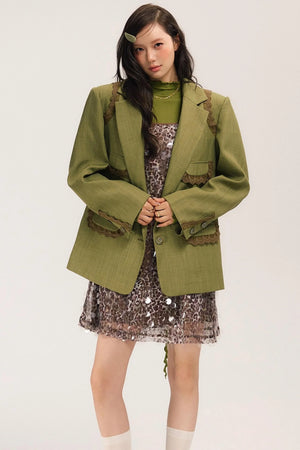 Ivy Vintage Green Blazer
