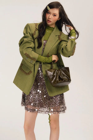 Ivy Vintage Green Blazer