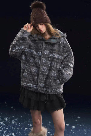 Jacquard Polar Fleece Jacket