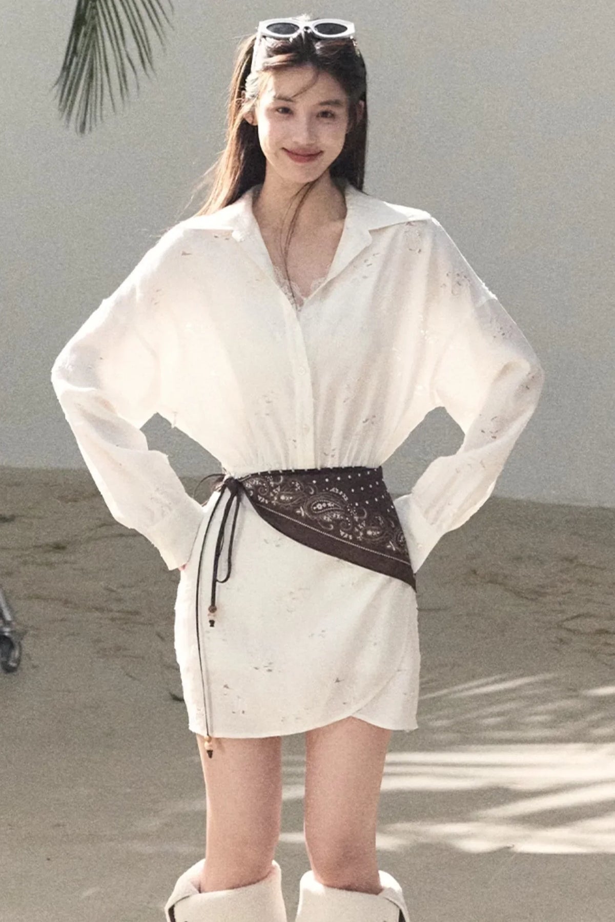 Jacquard Silk Dress Scarf Set