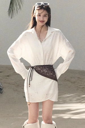 Jacquard Silk Dress Scarf Set
