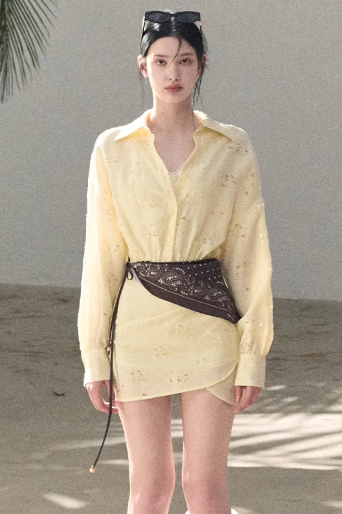 Jacquard Silk Dress Scarf Set