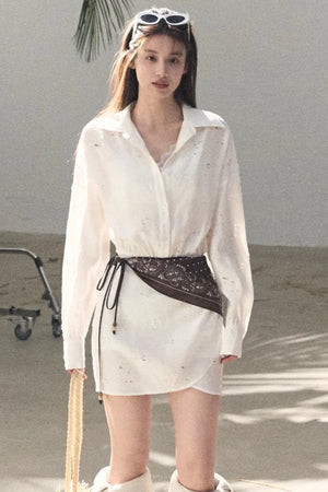 Jacquard Silk Dress Scarf Set