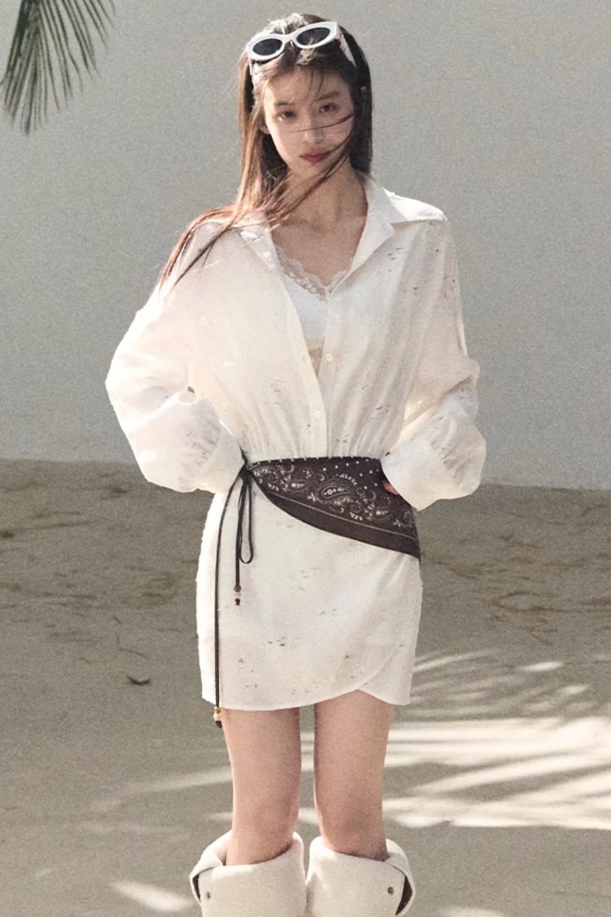 Jacquard Silk Dress Scarf Set