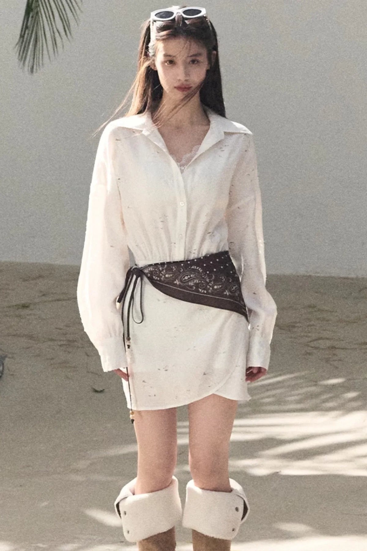 Jacquard Silk Dress Scarf Set