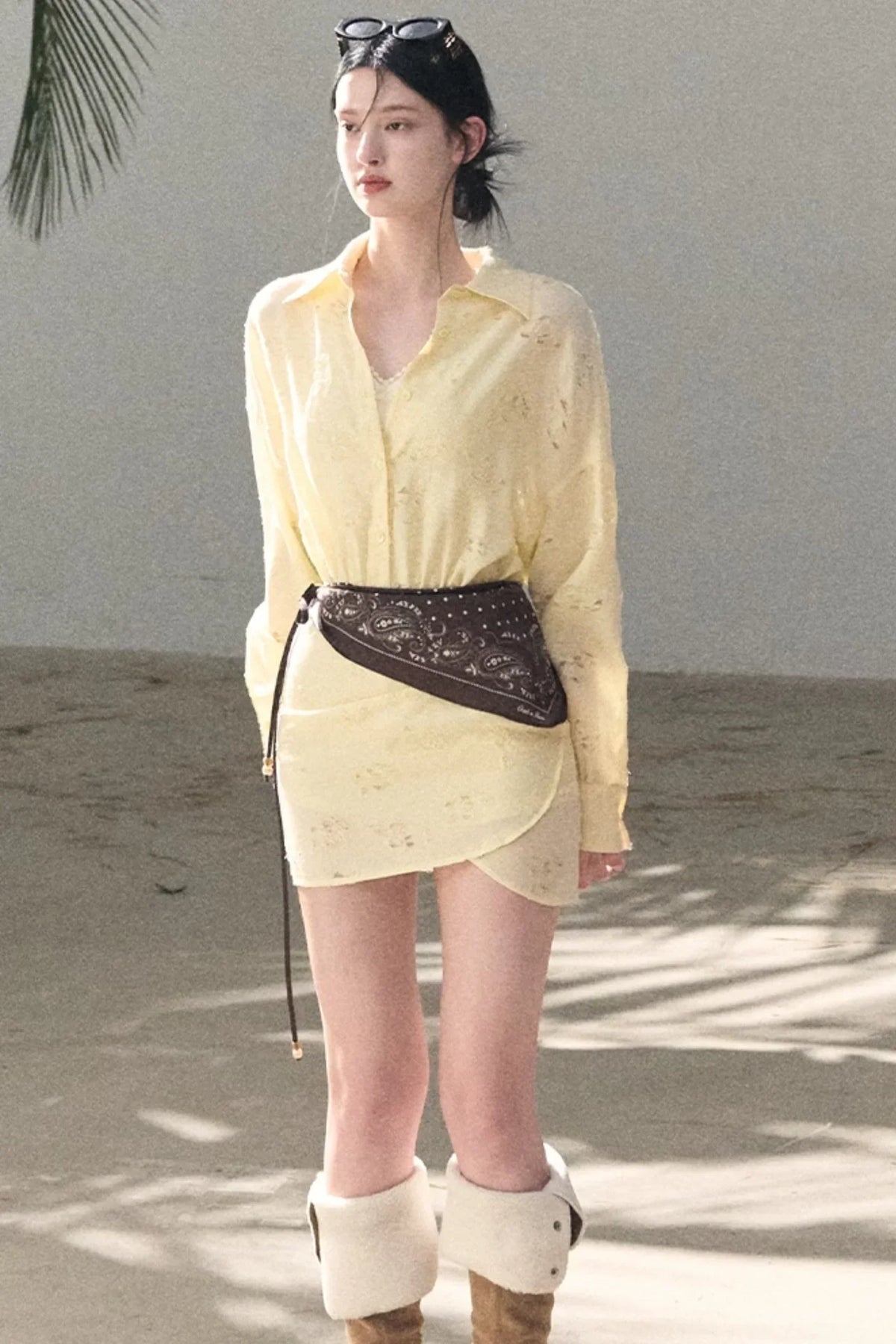 Jacquard Silk Dress Scarf Set