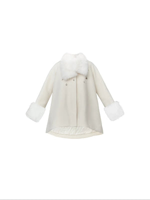 jade glacier wind cape woolen coat