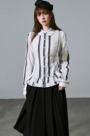 Japanese Girl Pleated Jacket Set-Up