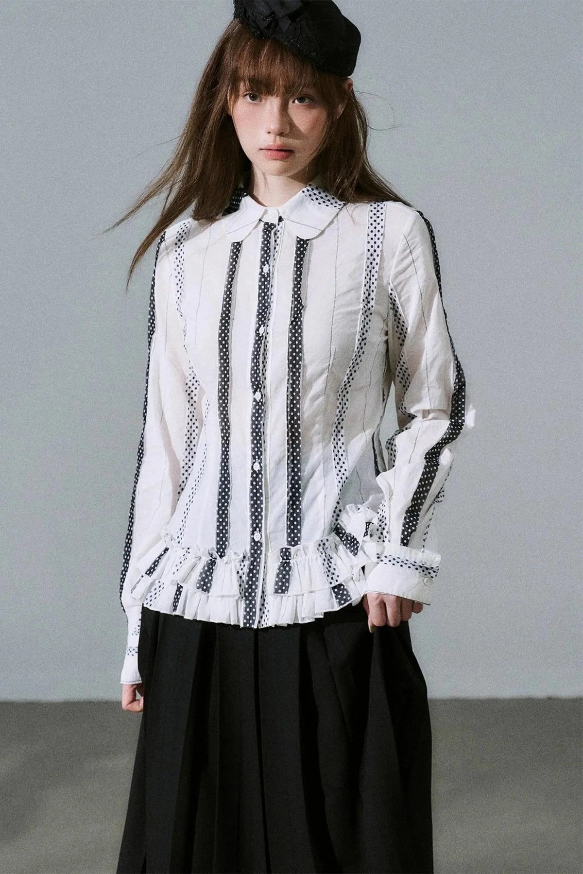 Japanese Girl Pleated Jacket Set-Up