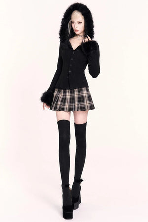Japanese Plaid Pleated Skirt