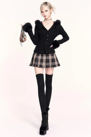 Japanese Plaid Pleated Skirt