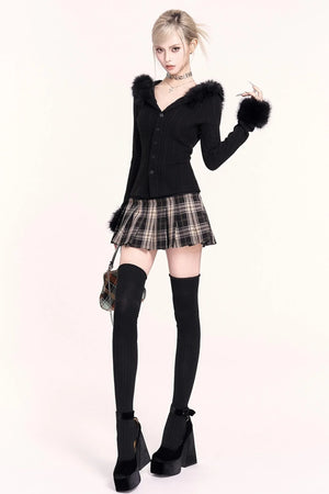 Japanese Plaid Pleated Skirt